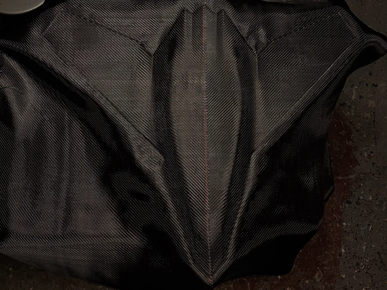 Carbon fiber layup on a Specter airframe